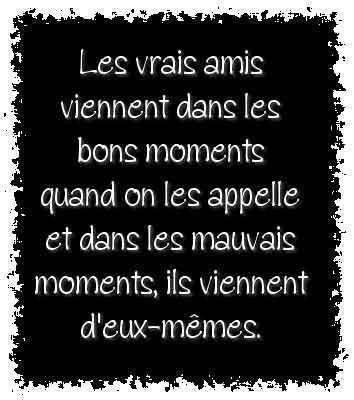 *** Les vrais amis ***